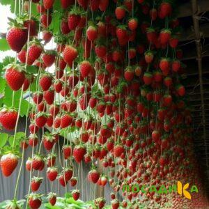 Клубника ампельная Анастасия купить по цене от 370р. в интернет-магазине «Посадика» с доставкой почтой в в Жуковкае и по всей России – [изображение №1].