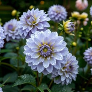 Георгин Акварель купить по цене от 680р. в интернет-магазине «Посадика» с доставкой почтой в в Жуковкае и по всей России – [изображение №1].