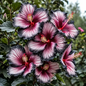 Гибискус садовый Самер Бридж купить по цене от 306р. в интернет-магазине «Посадика» с доставкой почтой в в Жуковкае и по всей России – [изображение №1].